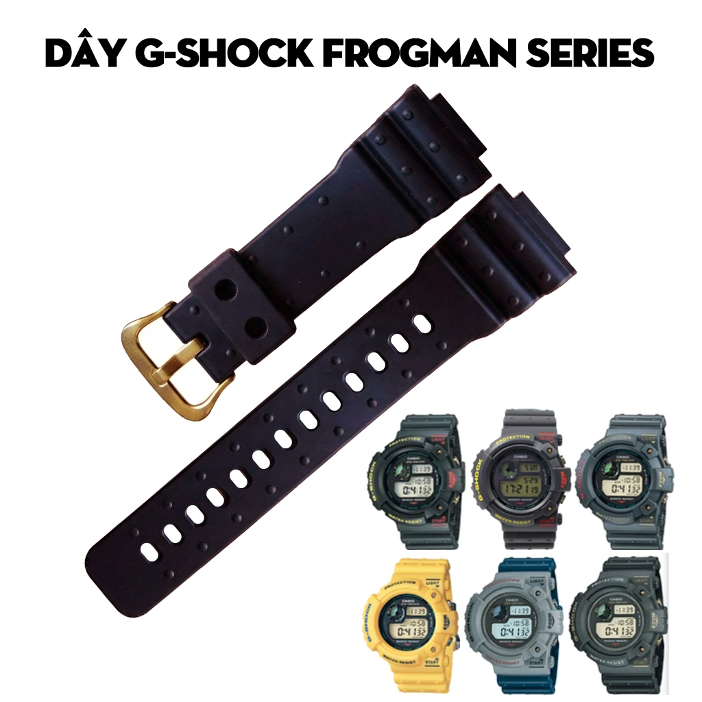 Dây G-Shock Frogman Series – “Ếch” Lặn Huyền Thoại Của Đại Dương