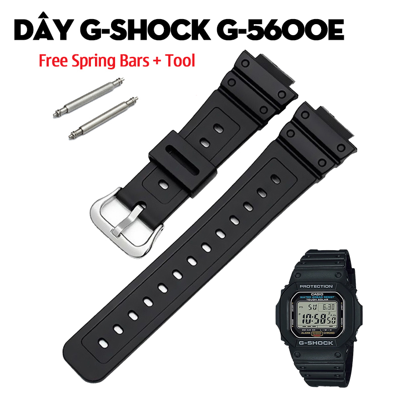 Dây G-Shock G-5600E – Bộ Sưu Tập Dây Thay Thế Cho “Huyền Thoại Square”