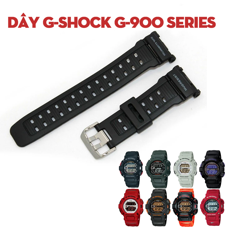 Dây G-Shock G-900 Series – Bộ Sưu Tập Dây Thay Thế Cho “Huyền Thoại” Bị Lãng Quên