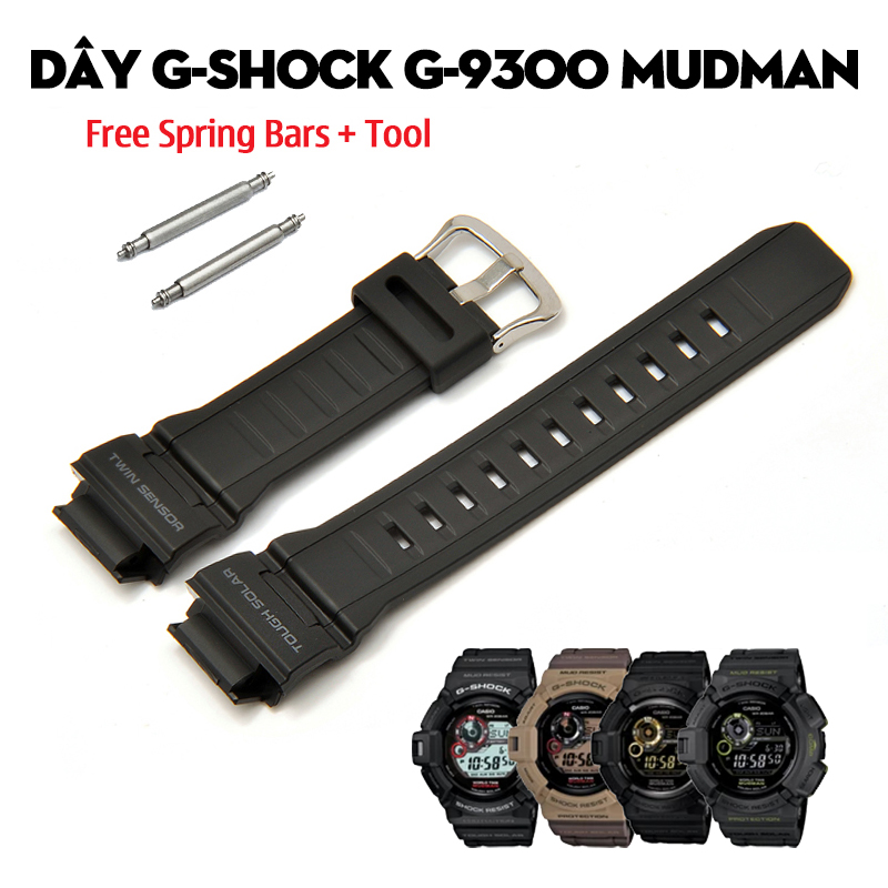 Dây G-Shock G-9300 Mudman – Bộ Sưu Tập Dây Thay Thế Cho “Chiến Binh” Triple Sensor