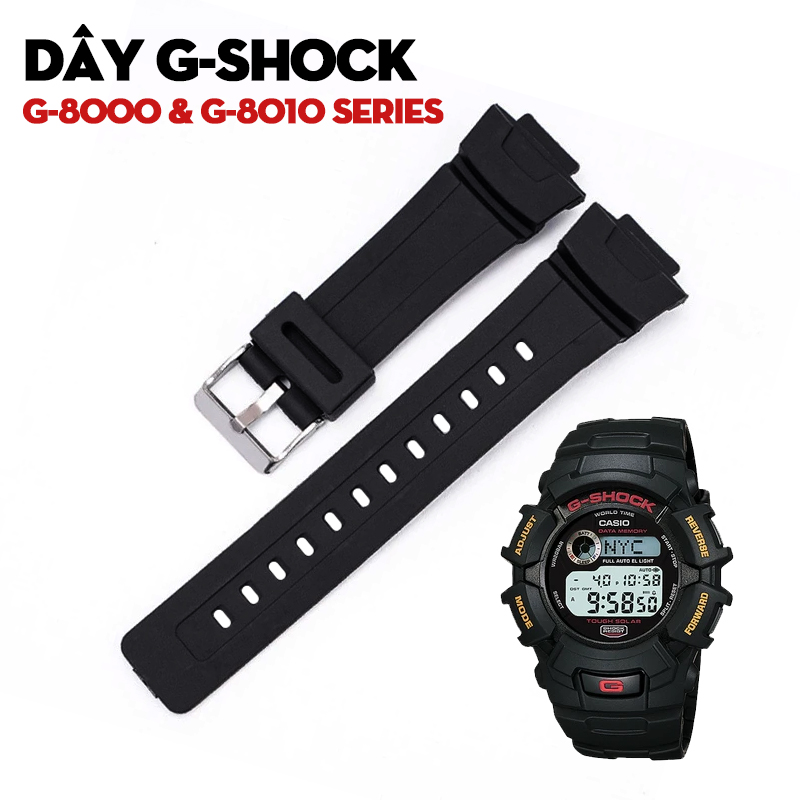 Dây G-Shock G-2300 & G-2310 – Bộ Sưu Tập Dây Thay Thế Cho “Data Bank” Solar Huyền Thoại
