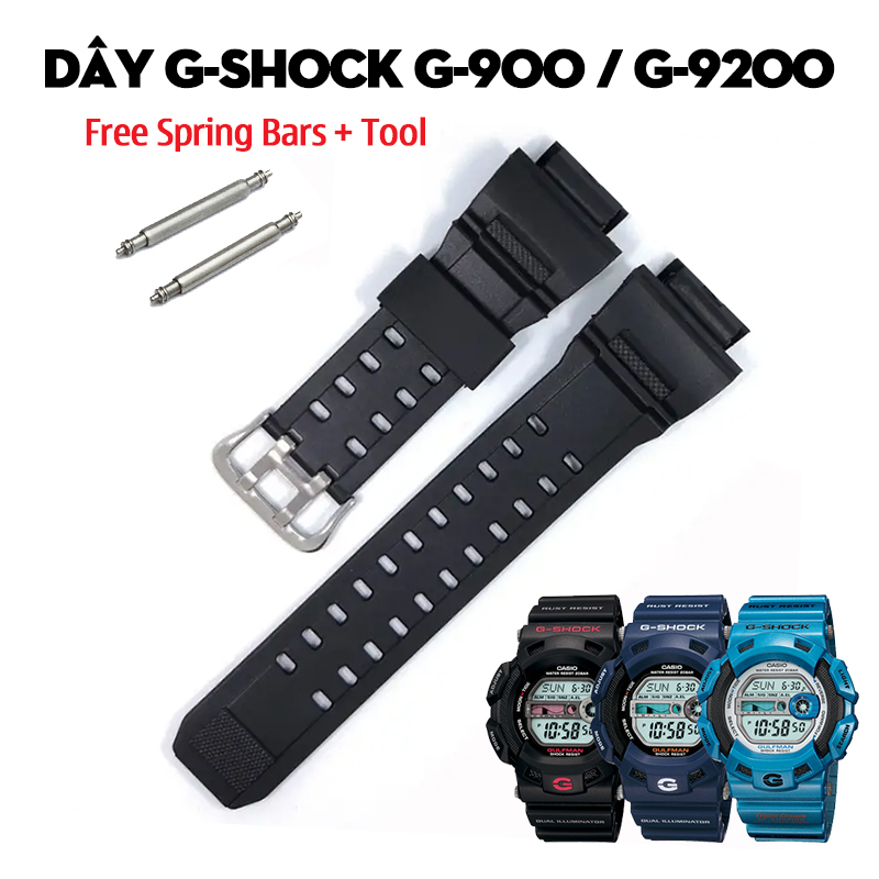 Dây G-Shock G-9100 Gulfman & G-9200 Riseman – Bộ Sưu Tập Dây Thay Thế Cho Hai Huyền Thoại Master of G
