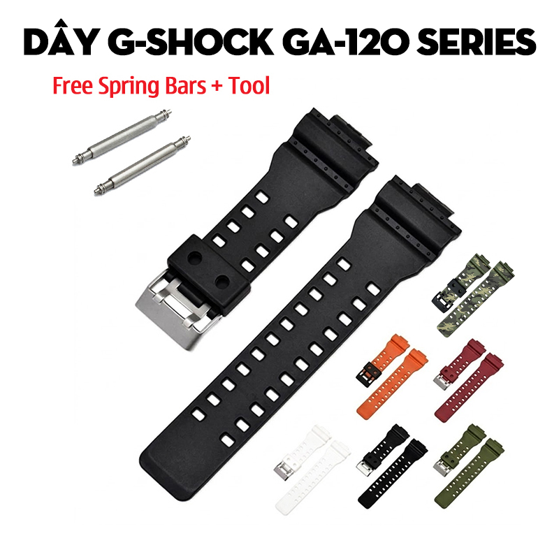 Dây G-Shock GA-120 Series – Đồng Hồ Lai Độc Đáo Với Bộ Ba Màn Hình Phụ