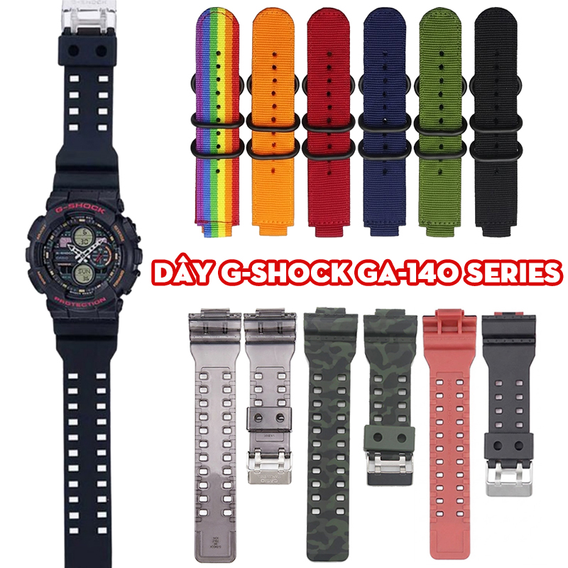 Dây G-Shock GA-140 Series – Bộ Sưu Tập Dây Thay Thế Cho “Ghetto Blaster” Của Thập Niên 90