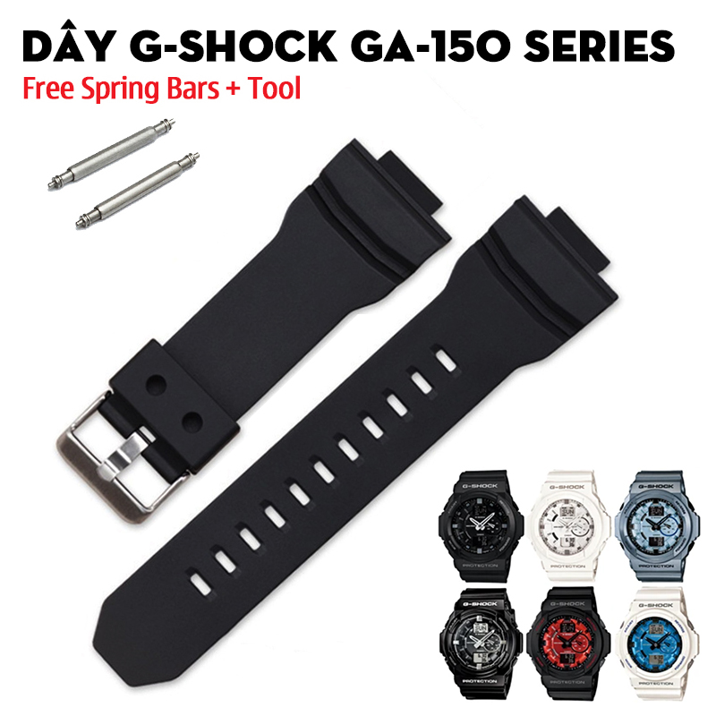 Dây G-Shock GA-150 Series – Bộ Sưu Tập Dây Thay Thế Cho Dòng “Đá Chạm Khắc” Hầm Hố Nhất