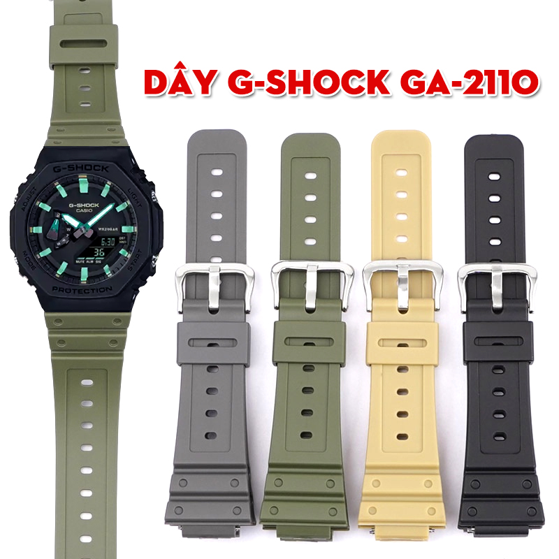 Dây G-Shock GA-2110 – Hướng Dẫn Thay Thế Chi Tiết Các Phiên Bản