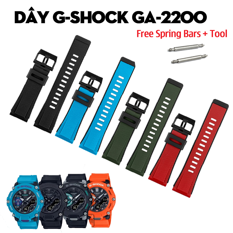 Dây G-Shock GA-2200 Series – Bộ Sưu Tập Dây Thay Thế Cho Dòng “Bezel Rời” Độc Đáo