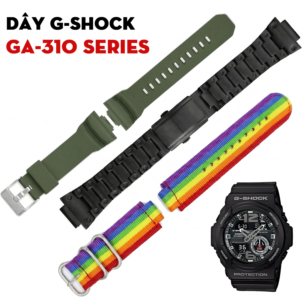 Dây G-Shock GA-310 Series – Hướng Dẫn Thay Dây, Bảng Giá Và Các Lựa Chọn Tốt Nhất