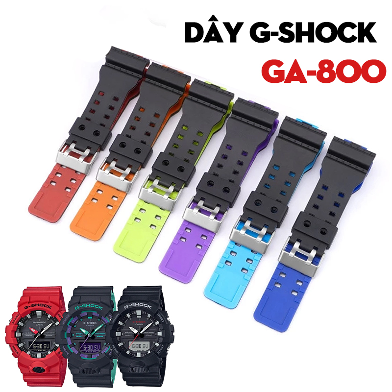 Dây G-Shock GA-800BL, GA-800BR, GA-800MMC – Bộ Sưu Tập Dây Thay Thế Cho Các Phiên Bản “Mắt Kép” Đặc Biệt