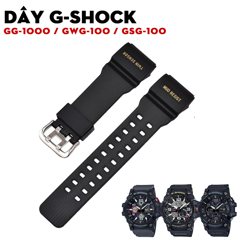 Dây G-Shock GG-1000 / GWG-100 / GSG-100 – Bộ Sưu Tập Dây Thay Thế Cao Cấp Cho Dòng Mudmaster 