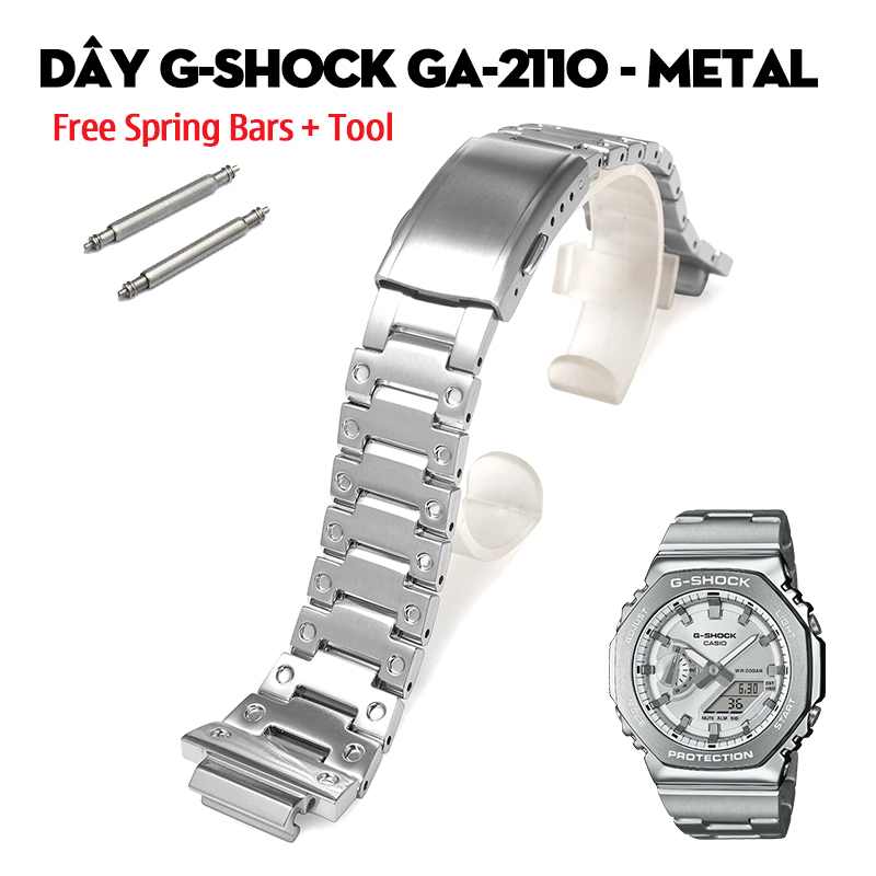 Dây G-Shock GM-2100 – Hướng Dẫn Thay Thế Chi Tiết Cho Bản Full Metal CasiOak