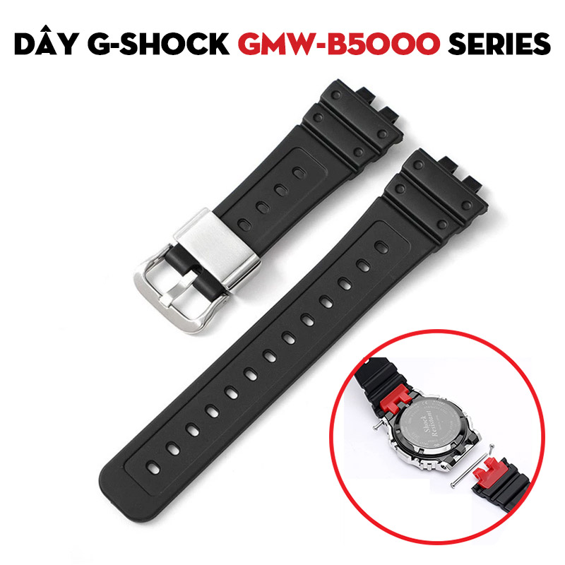 Dây G-Shock GMW-B5000 Series – Thông Số, Các Loại Dây & Hướng Dẫn Thay Thế