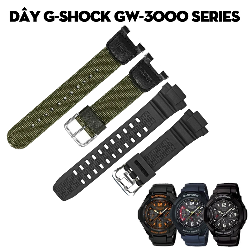 Dây G-Shock GW-3000 Series – Bộ Sưu Tập Dây Thay Thế Cho “Sky Cockpit” Đỉnh Cao Nhất