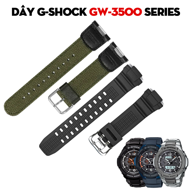 Dây G-Shock GW-3500 Series – Bộ Sưu Tập Dây Thay Thế Cho “Gravitymaster” Chịu Lực G Cuối Cùng
