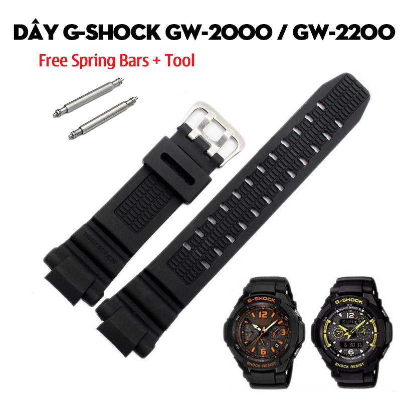 Dây G-Shock GW-2000 / GW-2200 Series – Bộ Sưu Tập Dây Thay Thế Cho Dòng GRAVITYMASTER Thế Hệ Đầu