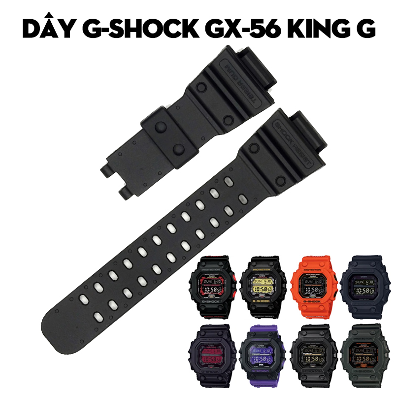 Dây G-Shock GX-56 King G – Hướng Dẫn Thay Thế Và Các Loại Dây Phù Hợp