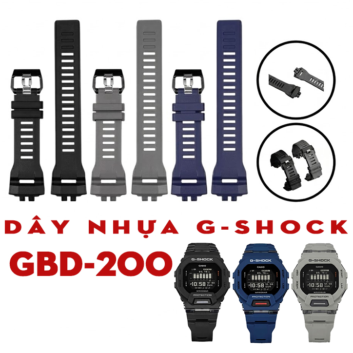 Dây Nhựa G-Shock GBD-200 – Bộ Sưu Tập Dây Thể Thao Cho Dòng G-Squad