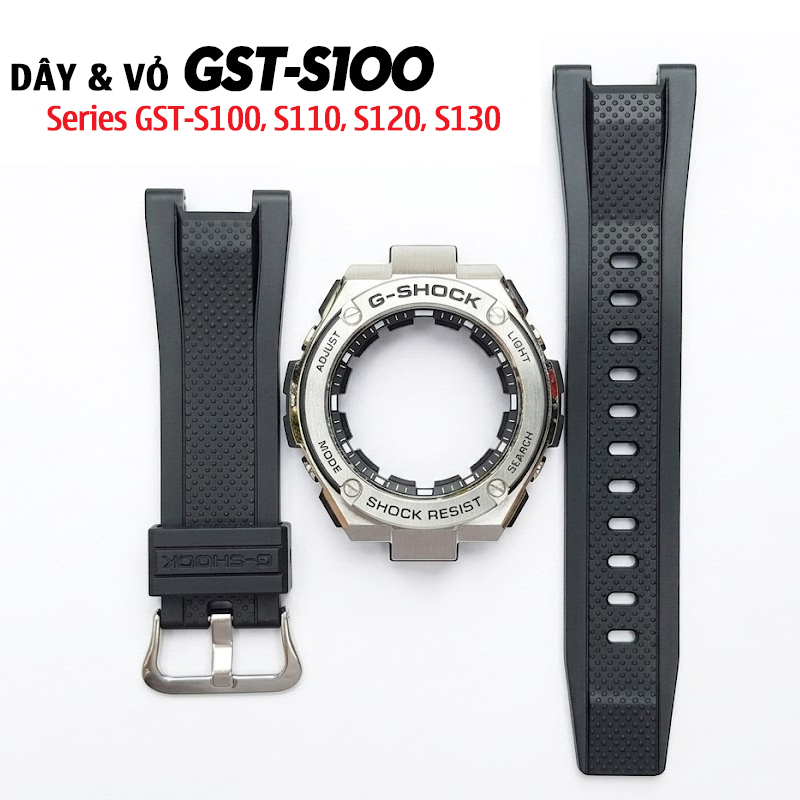 Vỏ G-Shock G-Steel và Dây Nhựa  Resin Chính Hãng
