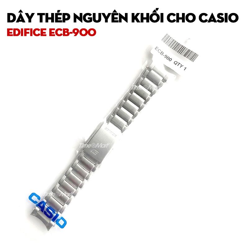 Dây thép nguyên khối cho Casio Edifice ECB-900 (Module 5618 / 5582 / 6707)
