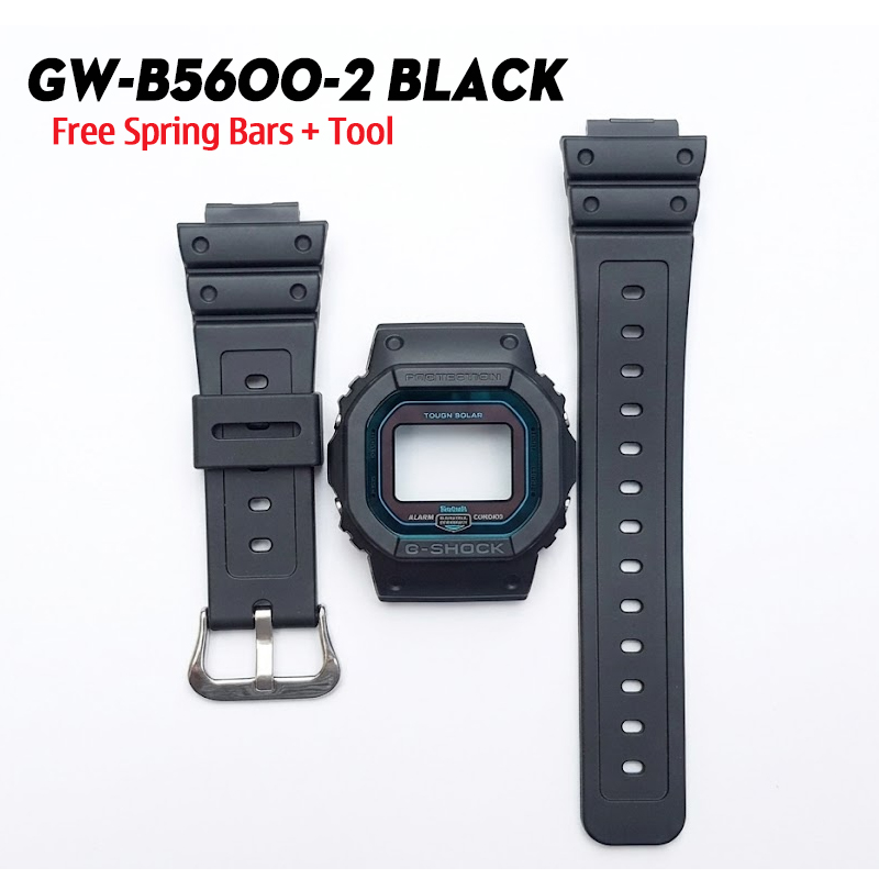 Dây Vỏ Casio G-Shock GW-B5600-2 Chính Hãng - Bộ Dây Vỏ Xanh Dương |