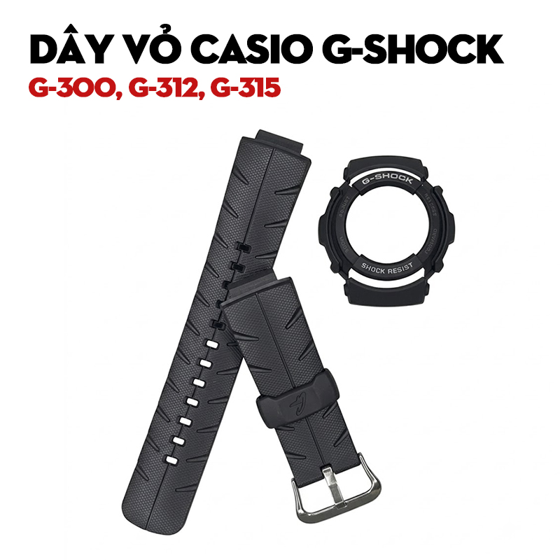 Dây Vỏ G-Shock G-300, G-312, G-315 Nhiều Màu – Bộ Sưu Tập Cho Dòng 