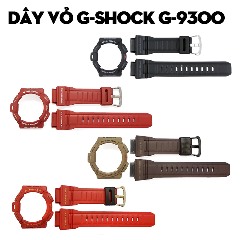 Dây Vỏ G-Shock G-9300 Màu Đen – Bộ Sưu Tập Thay Thế Cho Dòng 