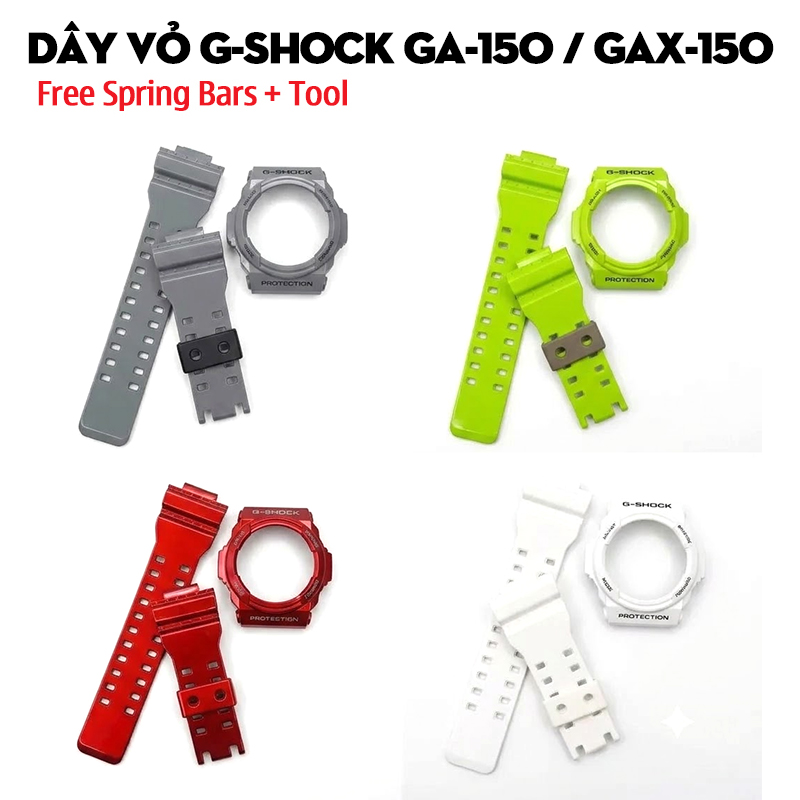 Dây Vỏ G-Shock GA-150 / GAX-150 – Bộ Sưu Tập Thay Thế Cho Dòng Đồng Hồ Thể Thao Đa Năng