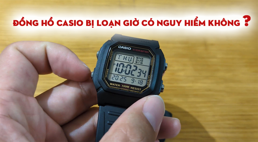 Đồng Hồ Casio Bị Loạn Giờ Có Nguy Hiểm Không?