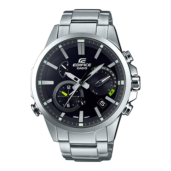 ĐỒNG HỒ CASIO EDIFICE EQB-700D-1ADR Đồng hồ thông minh Kết nối điện thoại - Dây kim loại - Mặt đen 