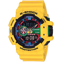 Đồng Hồ Nam Casio G-Shock GA-400-9ADR Thiết kế Màu vàng Đặc biệt - Mặt đồng hồ kim điện tử Năng động