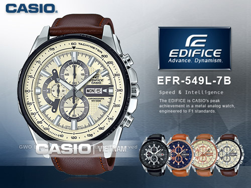 Đồng hồ nam Casio Edifice EFR-549L-7BVUDF Nam tính và mạnh mẽ