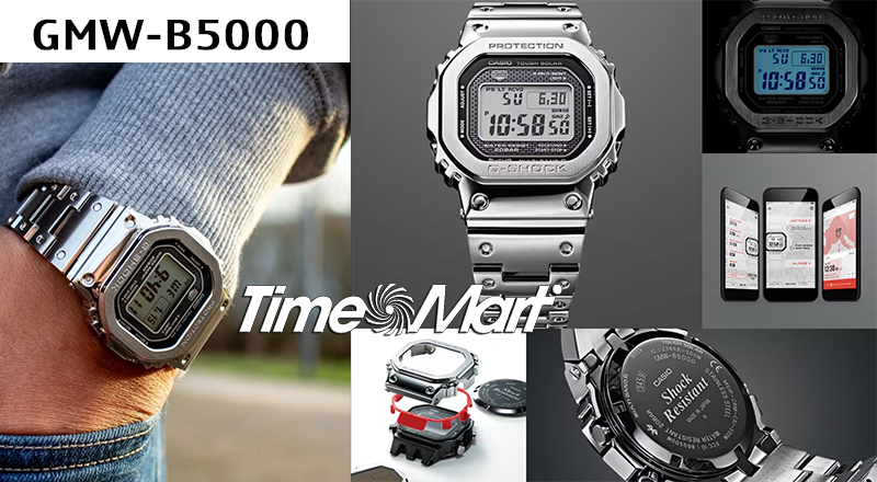 Dòng G-Shock Full Metal (GMW-B5000) có gì khác biệt khi thay pin?