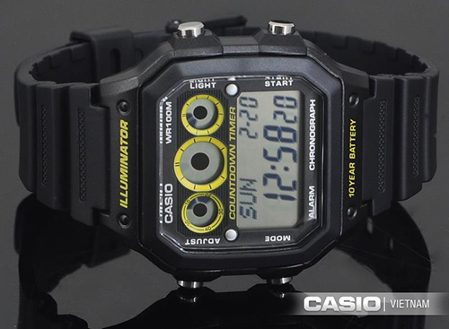Đồng hồ Casio AE-1300WH-1AVDF 