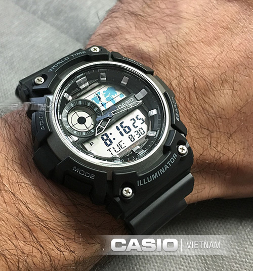 Đồng hồ nam Casio AEQ-200W-1AV Chính hãng