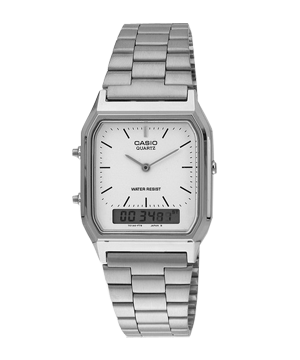 ĐỒNG HỒ CASIO AQ-230A-7DMQ Dây kim loại 