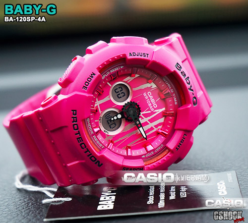 Đồng hồ Casio Baby-G BA-120SP-4A Mặt đồng hồ trẻ trung