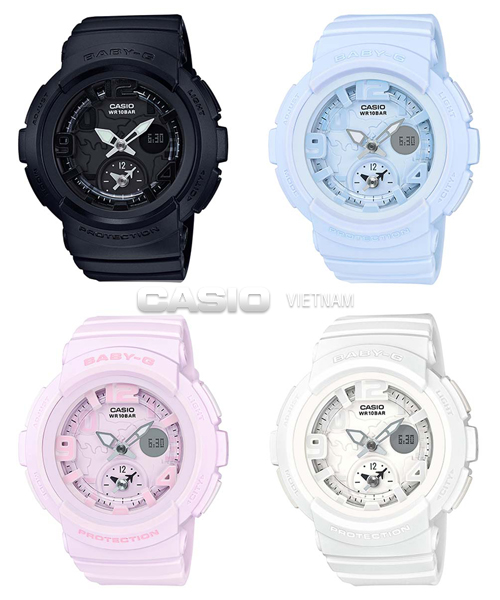 Đồng hồ Casio Baby-G BGA-190BC-1BDR Đa dạng về màu sắc