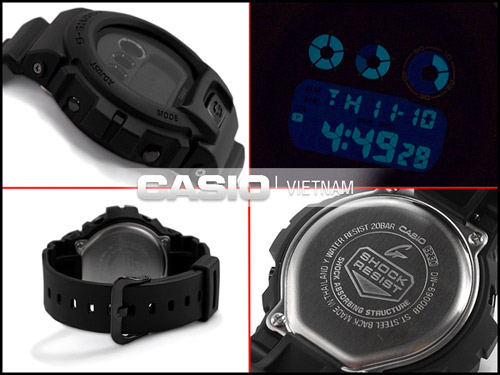 Đồng hồ Casio G-Shock DW-6900BB-1DR Chống sốc cao