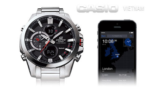 Đồng hồ Casio Edifice ECB-500D-1A Chính hãng Pin năng lượng mặt trời