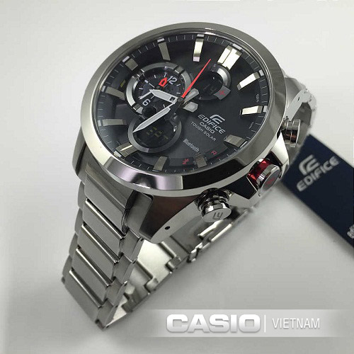 Đồng hồ Casio Edifice ECB-500D-1A Mặt đen 6 kim thể thao
