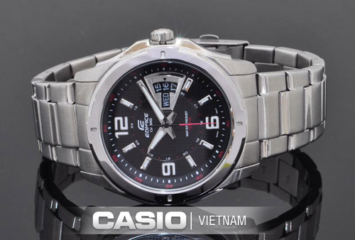 Đồng hồ Casio Edifice EF-129D-1AVUDF Dây đeo mạ ánh bạc không gỉ
