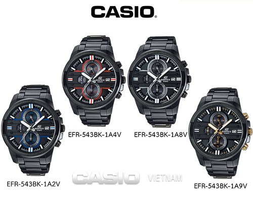 Đồng hồ Casio Edifice Thiết kế đa dạng nhiều màu sắc 