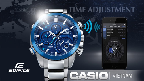 Đồng hồ  Casio EQB-500DB-2A Chính hãng 