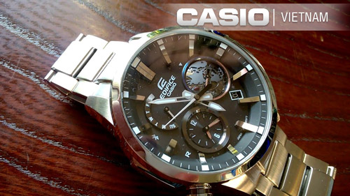 Đồng hồ Casio EQB-600D-1AJF Nam tính Với Giờ Thế Giới Chuẩn xác