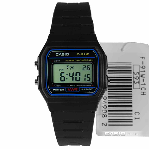 Đồng hồ Casio F-91W-1SDG