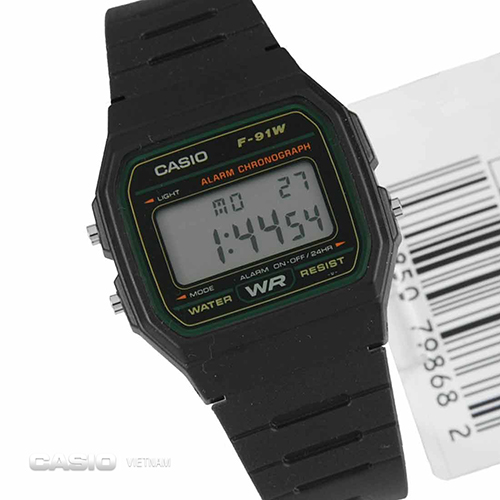 Đồng hồ Casio F-91W-3SDG