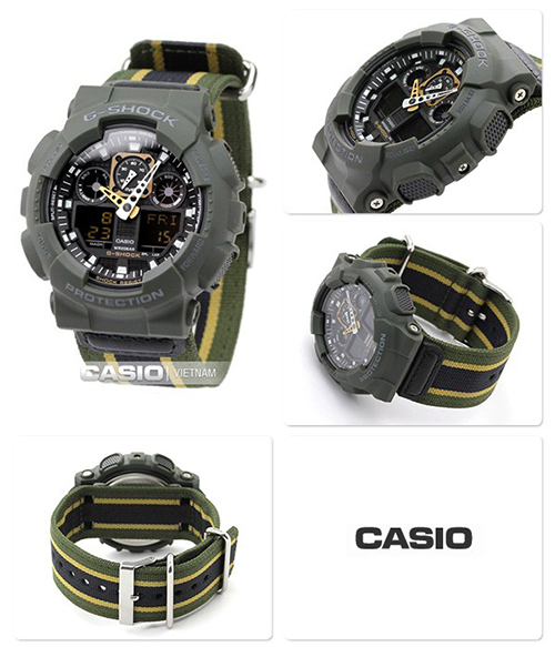 Đồng hồ Casio GA-100MC-3ADR 