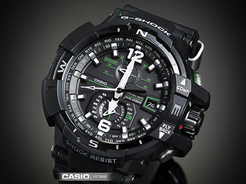 Đồng hồ Casio G-Shock GW-A1100-1A3DR mặt kính sapphire chống xước cao