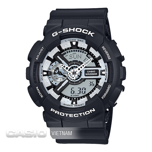 Đồng hồ nam Casio G-Shock GA-110BW-1ADR Chính hãng Nhật Bản