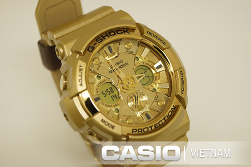 Đồng hồ G-Shock GA-200GD-9A màu vàng sáng bóng 